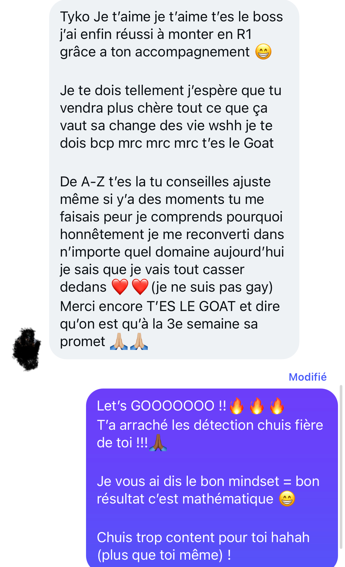 Message de Yani